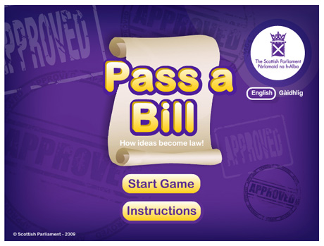 Pass A Bill Game